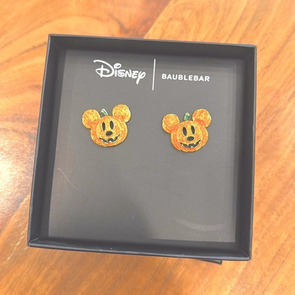 Disney x Baublebar Mickey Mouse Pumpkin Earrings - Picture 4 of 5